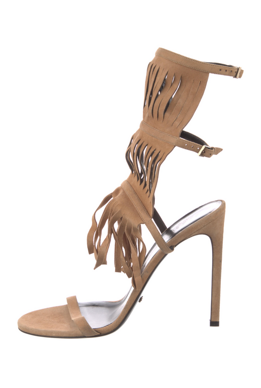 GUCCI Fringe High Heels