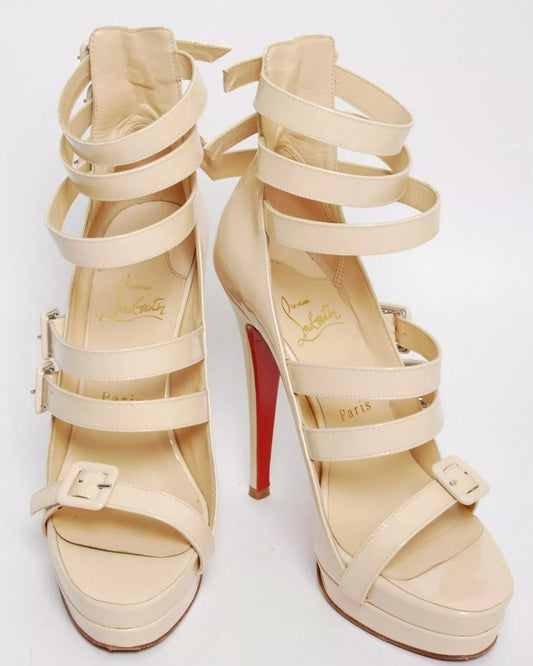 Christian Louboutin Patent Differa 140 Platform Sandals